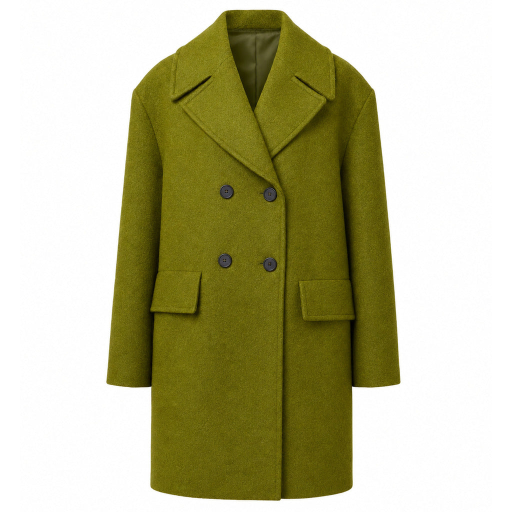 cappotto doppiopetto corto lana