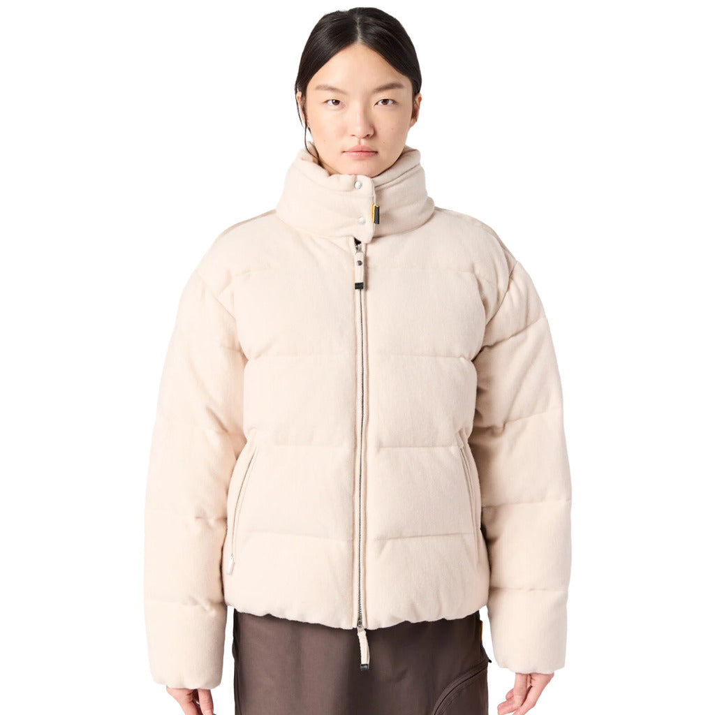 piumino corto beige