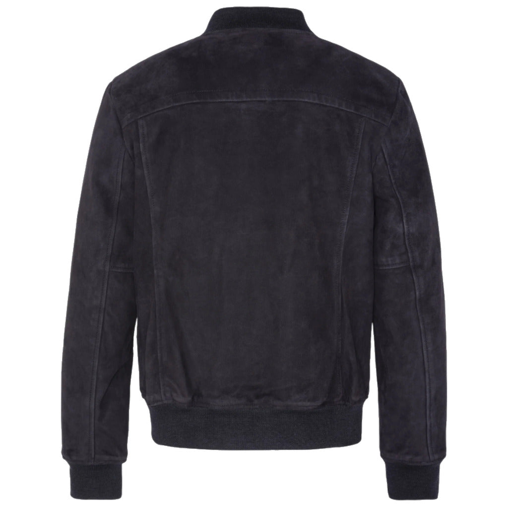 GOAT SUEDE CASUAL BOMBER JACKET