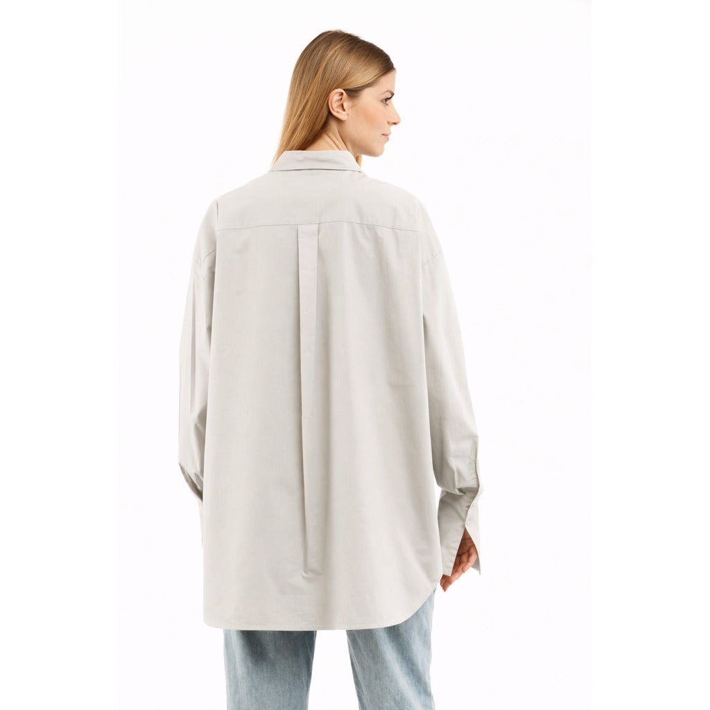 camicia metal grey