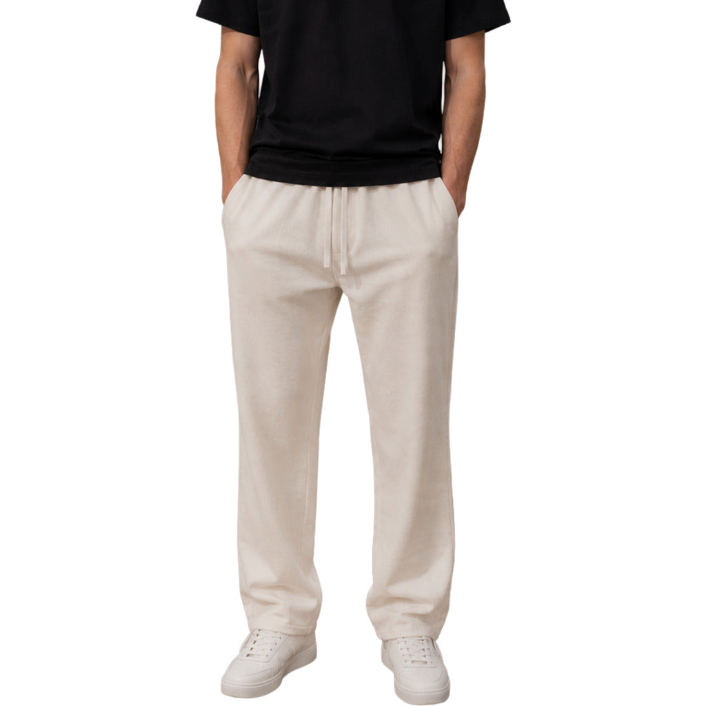 pantaloni cotone bianchi