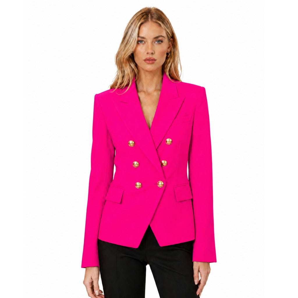 giacca doppiopetto fucsia