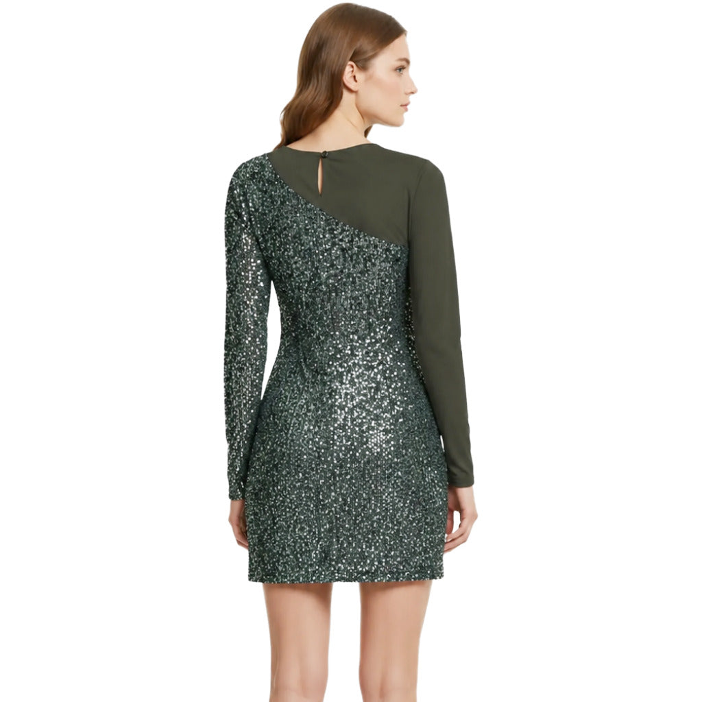 abito alison con paillettes