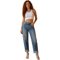 jeans con risvolto