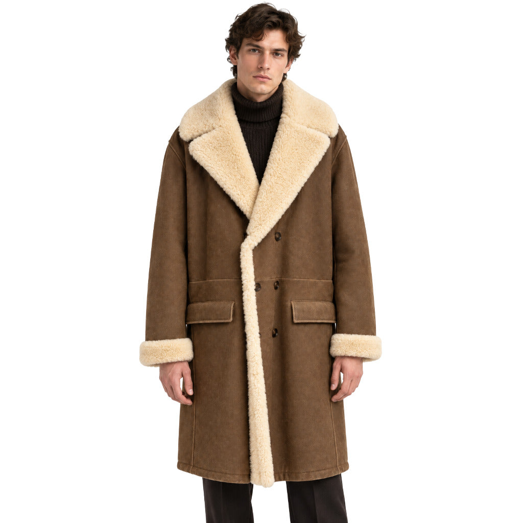 cappotto in pelle