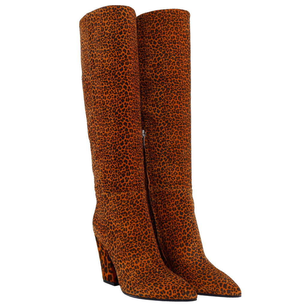 stivale stampa leopardo